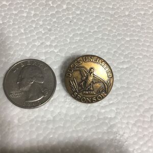 Vintage Ducks unlimited 1985 Pintail sponsor pin￼